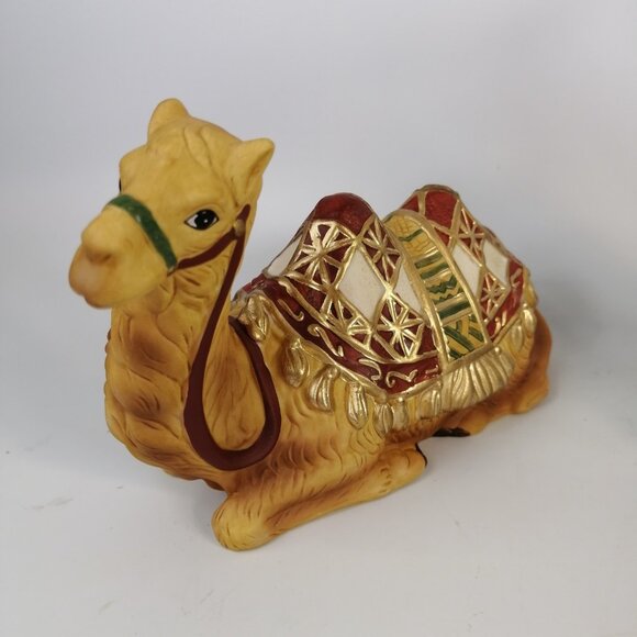 Hawthorne Village Thomas Kinkade Nativity Seated Camel & King Gaspar 2002 Mint - Picture 2 of 7